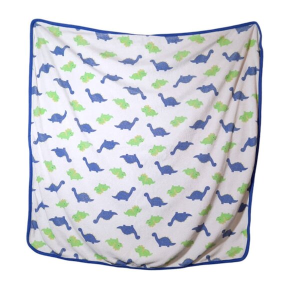 Carter's Just One You Dinosaur Baby Terry Lovey Swaddle Blanket 26" X 27" - Picture 3 of 5